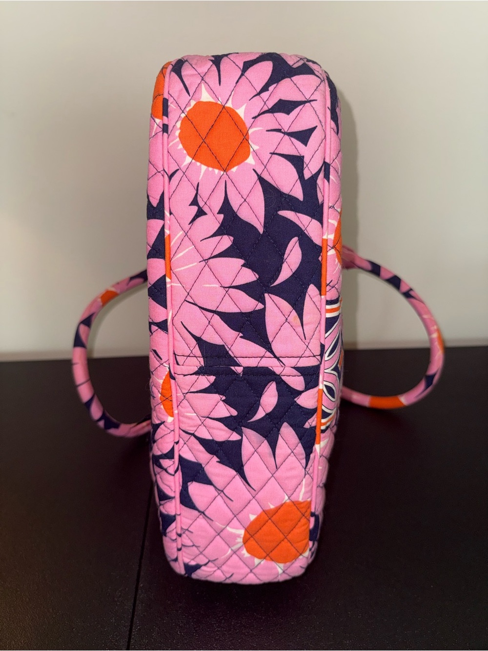 Vera Bradley Pink ‘She Loves Me’ Sunflower Quilted Shoulder Bag - Picture 3 of 7